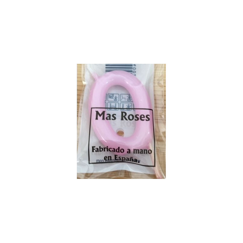 vela 6cm n0 rosa pastel