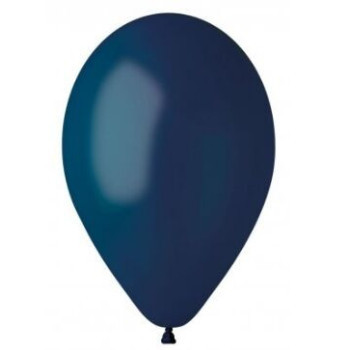 5 balões latex Gemar 12” - 30cm azul navy