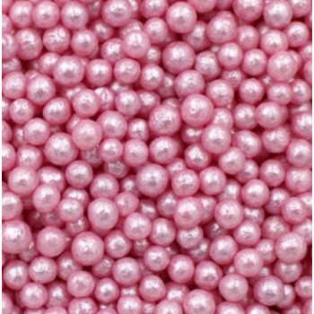 Perolas brilhanes pequenas rosa 75g