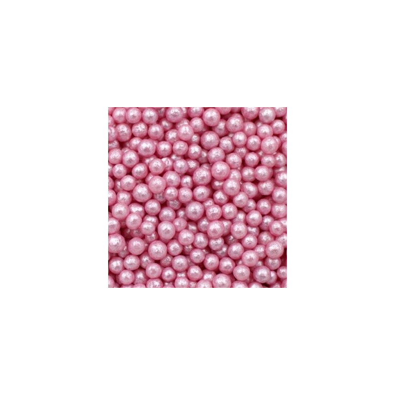 Perolas brilhanes pequenas rosa 75g