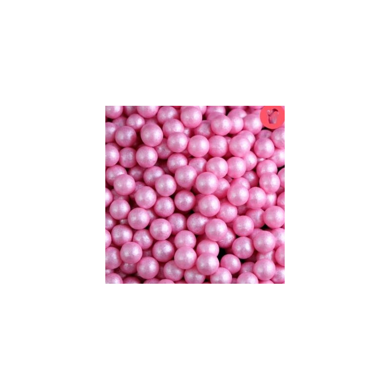 Pérolas brilhantes grandes rosa 65g