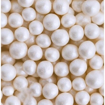Pérolas brilhantes grandes brancas 65g