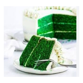 Cake velvet verde Kg