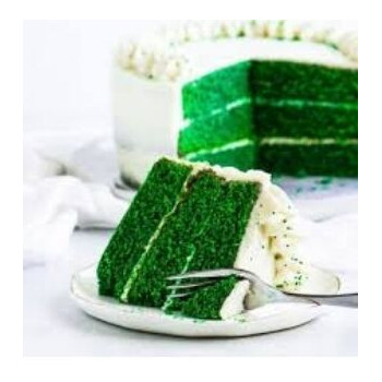 Cake velvet verde 500g
