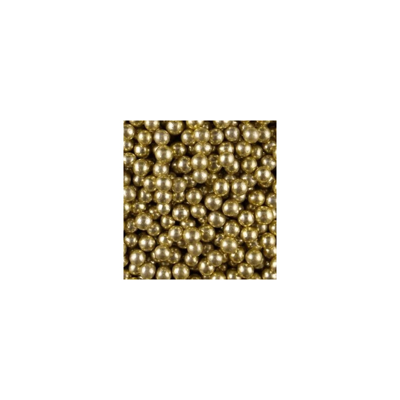 Pérolas metalizadas ouro  75g