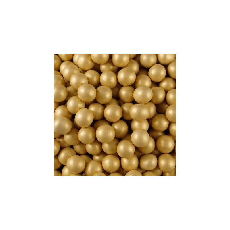 Pérolas de chocolate ouro 65g