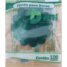Fundo para doces nº 7 renda Verde - 100 unidades