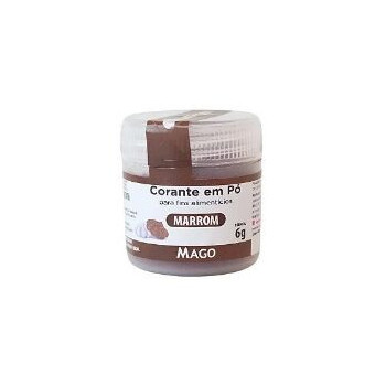 Corante em pó decorativo 5g marrom