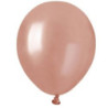 10 balões latex Gemar 5" 12cm rose gold