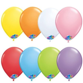 5 balões latex 12"-30cm cores