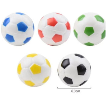 Bola defutebol cores 6,3cm