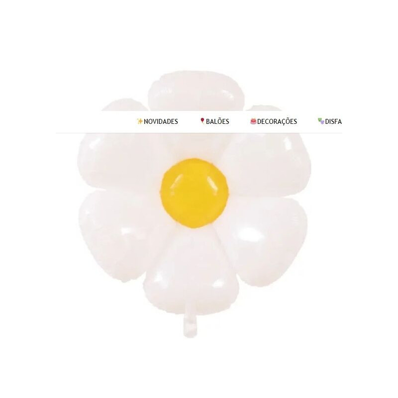 Balão foil 81cm - 32,4" Flor
