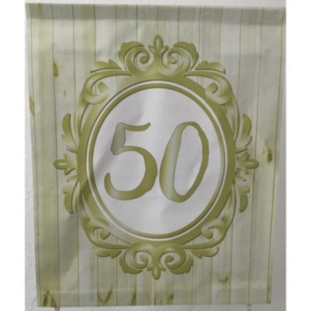 Painel 50 anos Lona 90x110cm