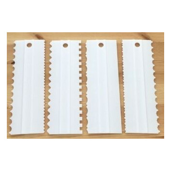 conjunto 4 espátulas de texturas