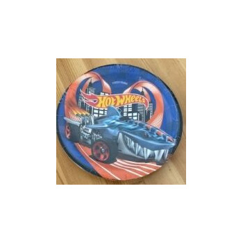 8 pratos 18cm Hot Wheels