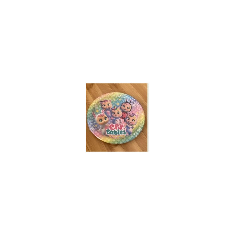 8 pratos Cry Babies 23cm