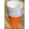 8 copos de papel 250ml laranja