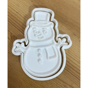 Cortador Marcador Boneco Neve 9cm