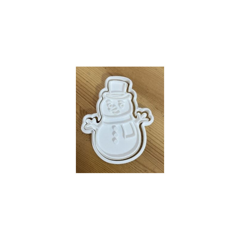 Cortador Marcador Boneco Neve 9cm