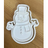 Cortador Marcador Boneco Neve 9cm