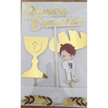 Topo de Bolo 1ª Comunhão