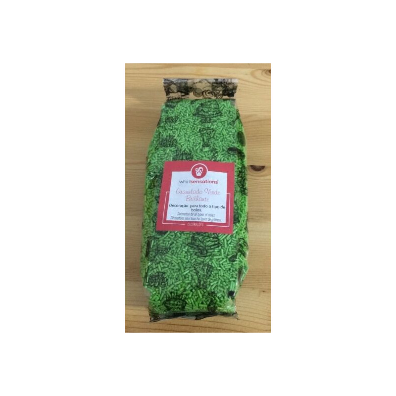 Granulado verde brilhante 250g