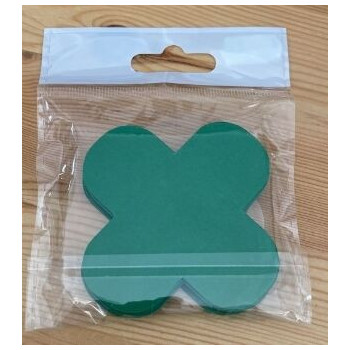 15 forma de papel para brigadeiros verde