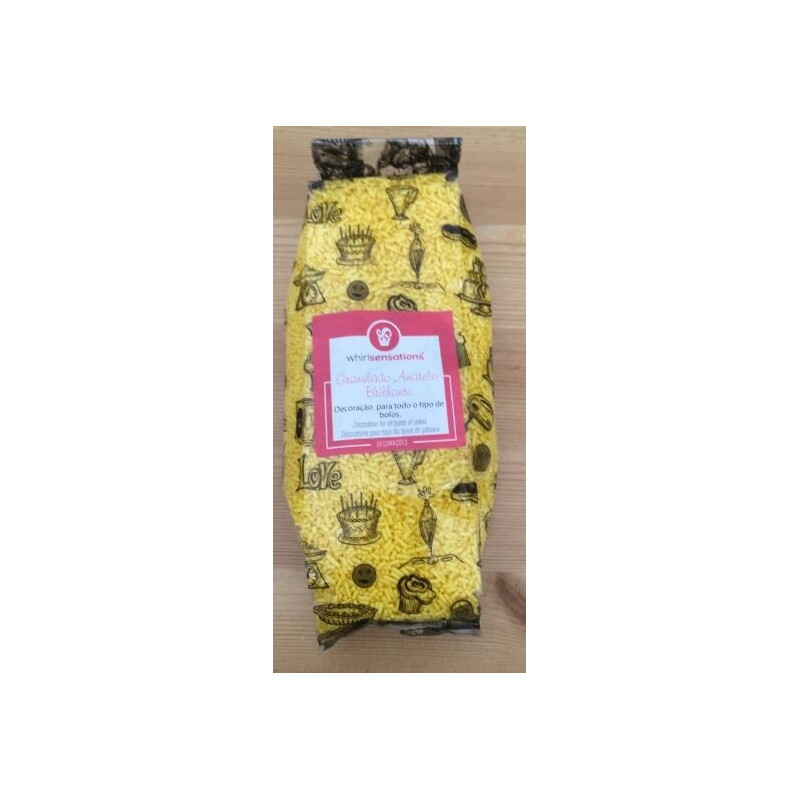 Granulado amarelo brilhante 250g