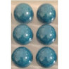 6 Bolas de chocolate azul