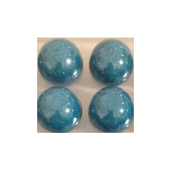 4 bolas de chocolate azul