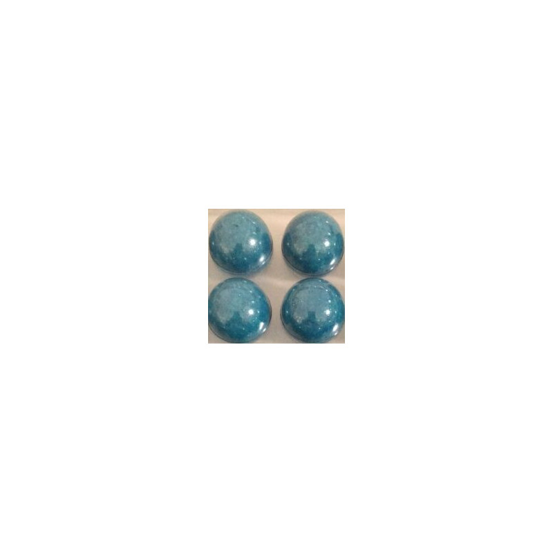 4 bolas de chocolate azul