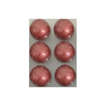 6 Bola Chocolate Vermelha 3D