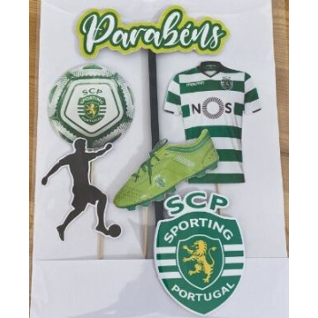 Topo de bolo Sporting