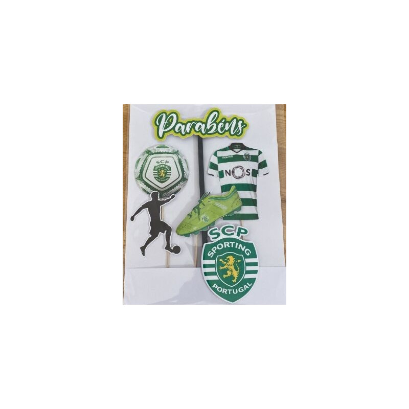 Topo de bolo Sporting