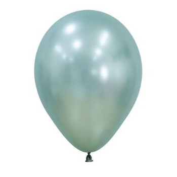 5 balões de latex sempertex Silk Menta 18"