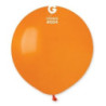 5 balões de latex Gemar 19" - 48 cm Laranja