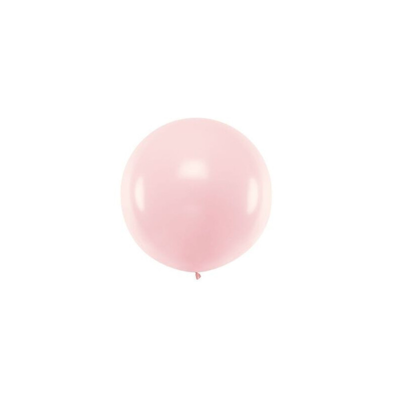 Balão latex Jumbo Balloons 1 m rosa pastel