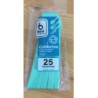 25 colheres de sobremesa verde menta