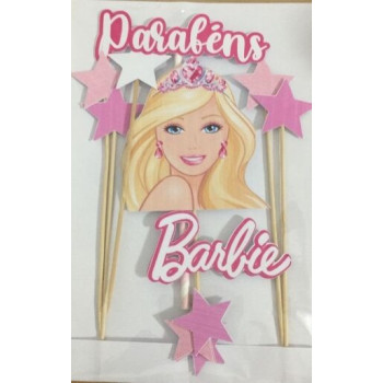 Topo de Bolo Barbie