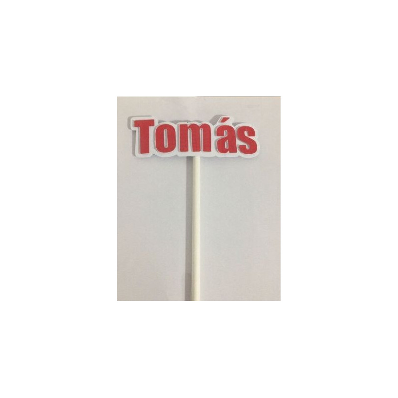 Topo de bolo Tomás