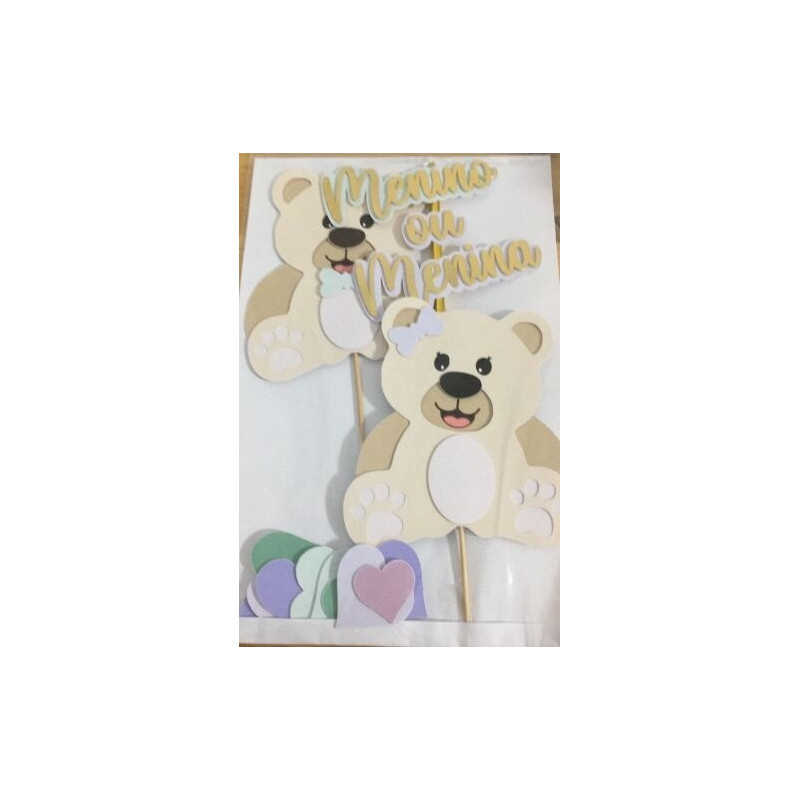 Topo de bolo Menino ou menina