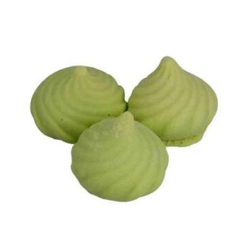 Suspiros frizados verde 25g