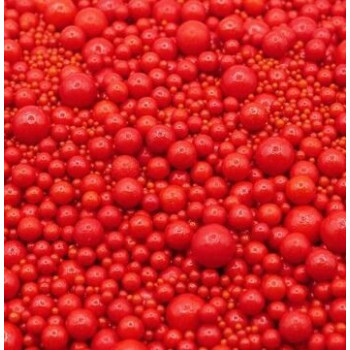 Mix Pérolas vermelho 80gr