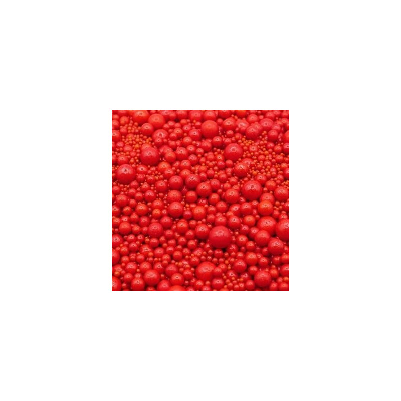 Mix Pérolas vermelho 80gr