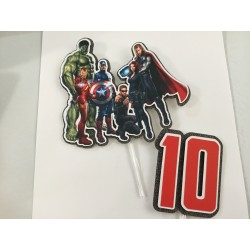 Cake topper - Avengers 10
