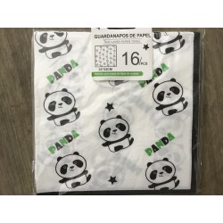 16 guardanapos 33x33cm Panda