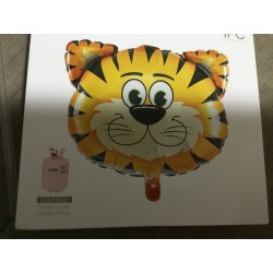 Balão Foil Tigre 23" 56,7 cm