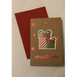 Postal de Natal com envelope