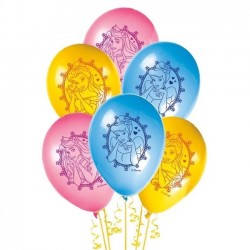 8 balões 11" Princesas Dare...