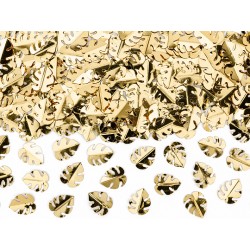 Confettis folhas douradas...